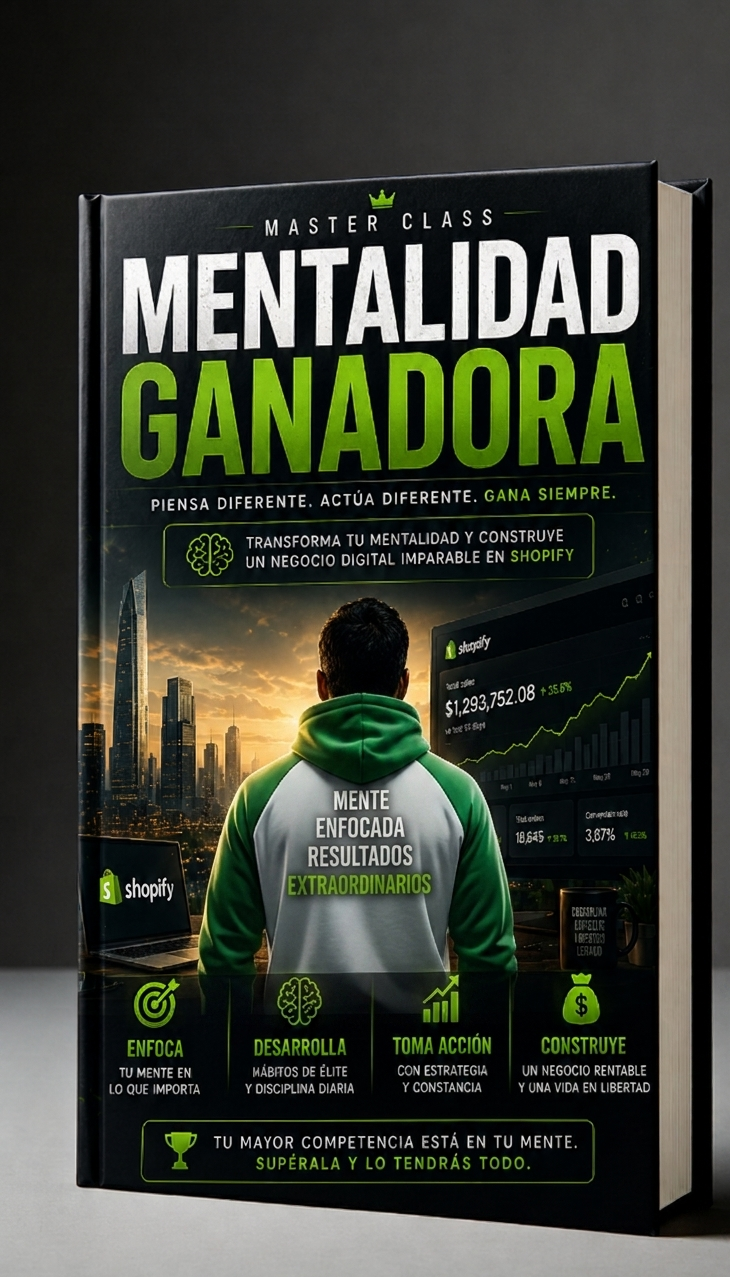 “Mentalidad Ganadora en Shopify: Cómo Construir Ingresos Automáticos con la Mentalidad Correcta”